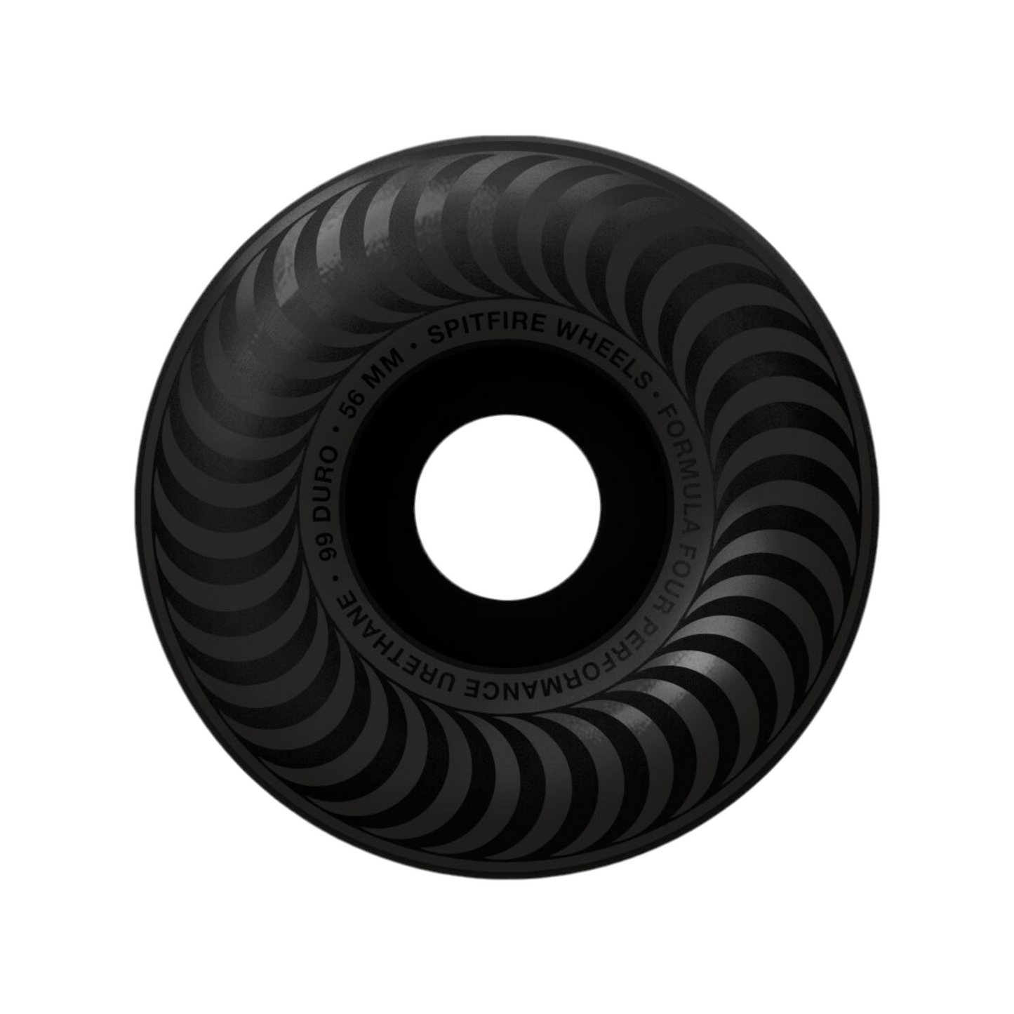 Spitfire Formula Four 56mm 99a Classic Black Skateboard Wheels