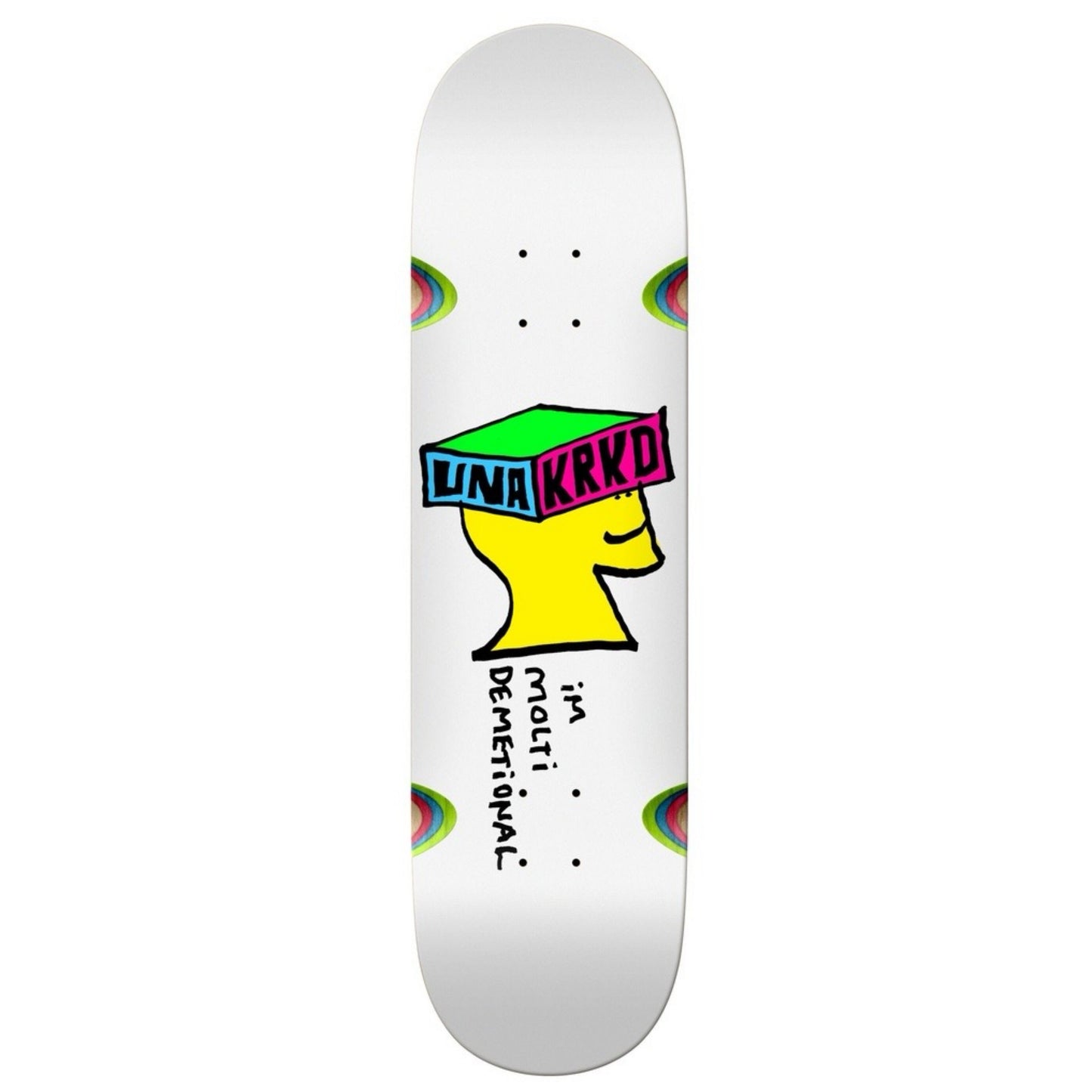 Krooked Una Molti Demotional 8.28" Skateboard Deck