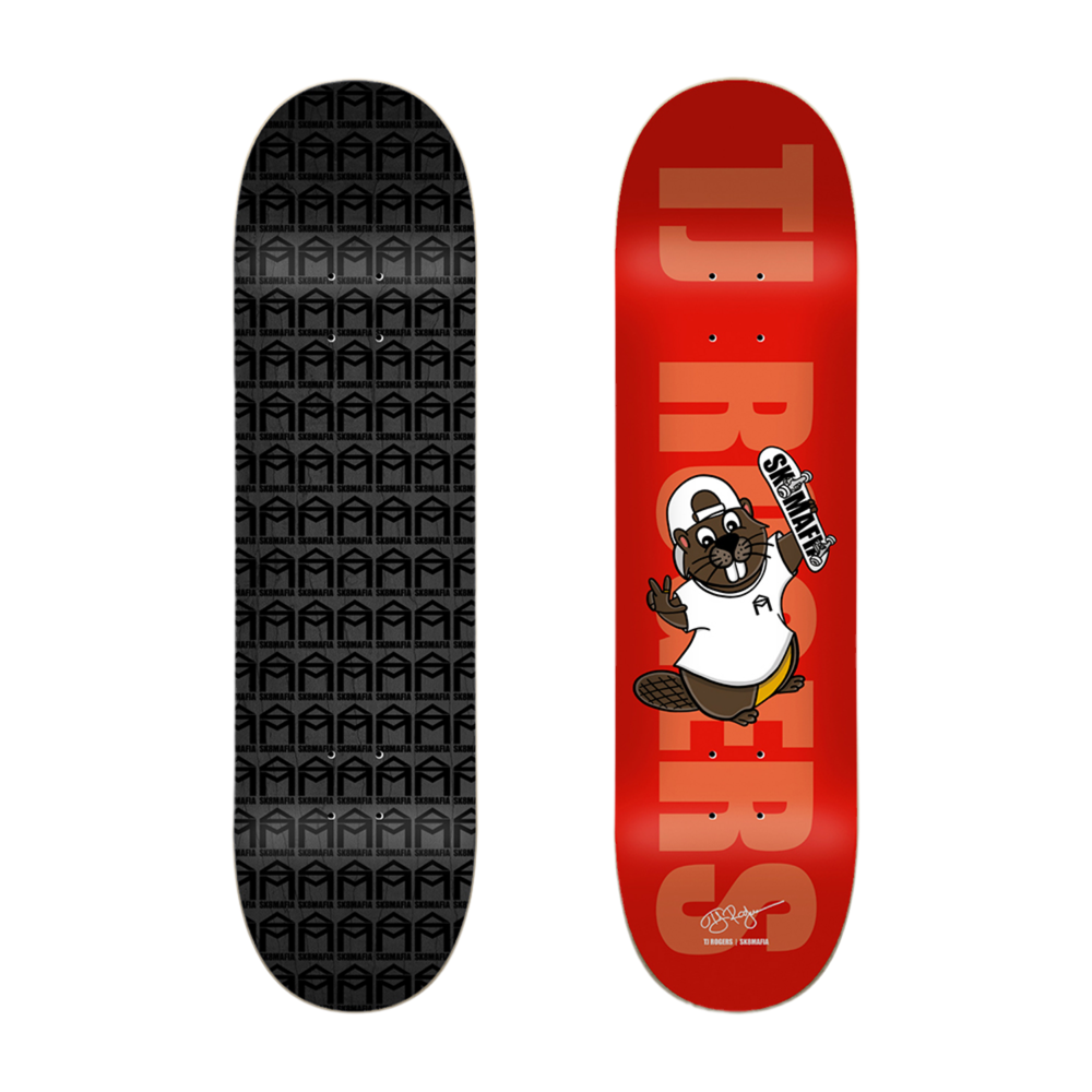 SK8MAFIA Rogers Beaver 8.25" Skateboard Deck