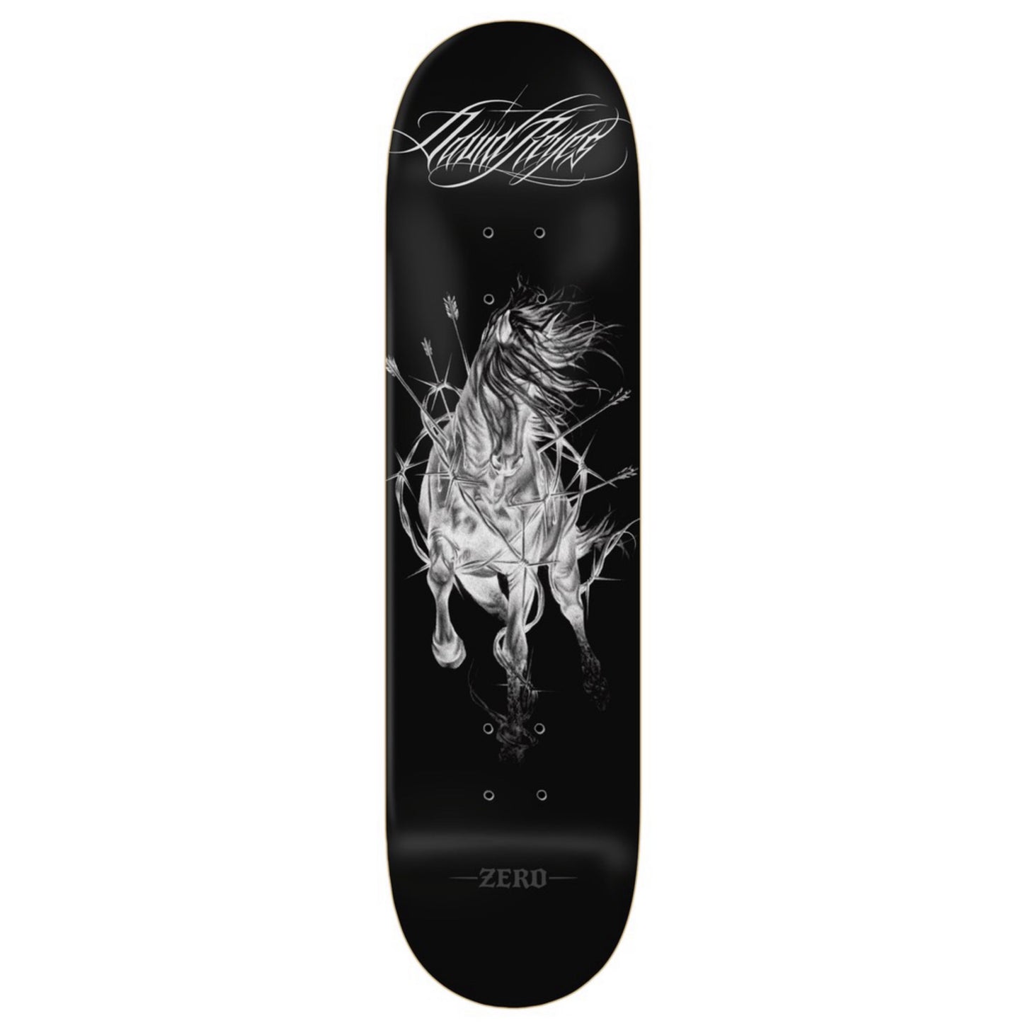 Zero Reyes Wild Heart Black 8.5" Skateboard Deck