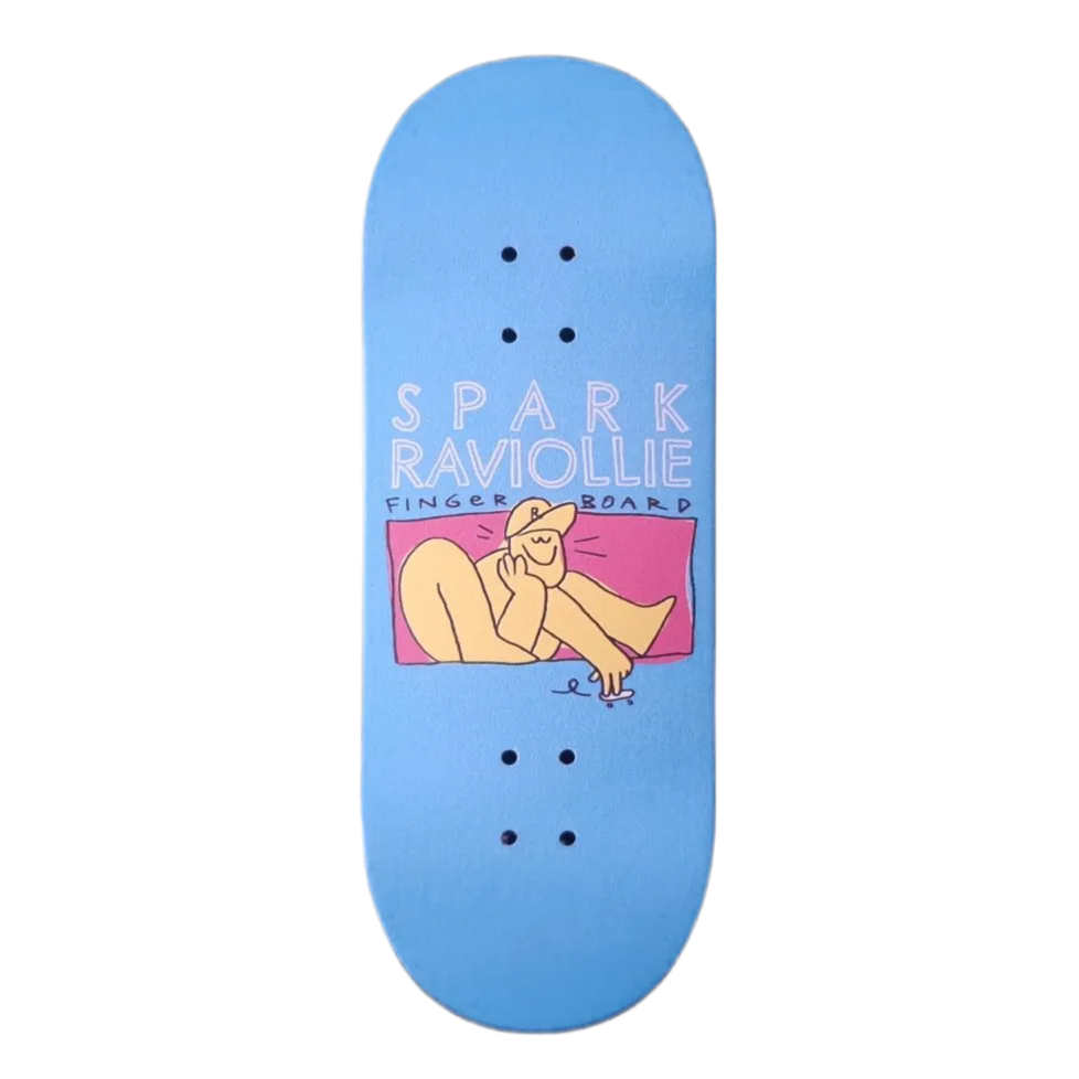 Spark x Raviollie Lazy Fingerboard Deck