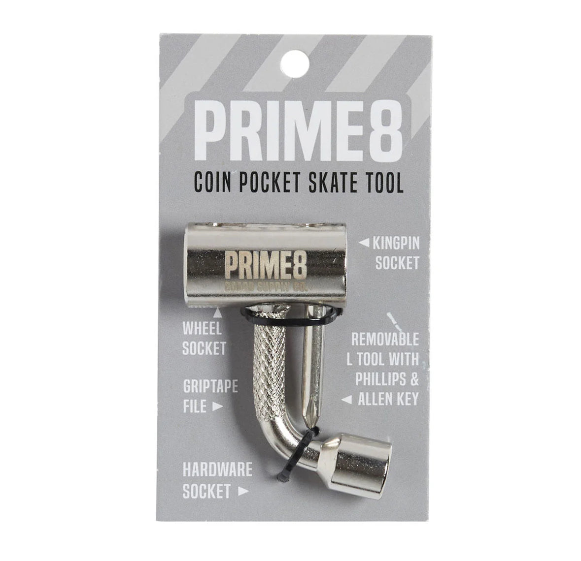 Prime8 Coin Mini Skateboard Tool (CHOOSE COLOR)