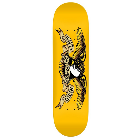 Anti-Hero Team DBX Eagle Yellow 8.25" Skateboard Deck