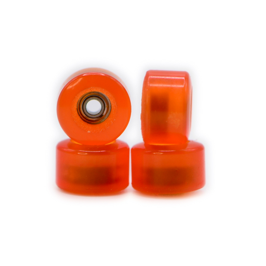 Wysocki “Side Set” Translucent Orange Urethane Fingerboard Wheels