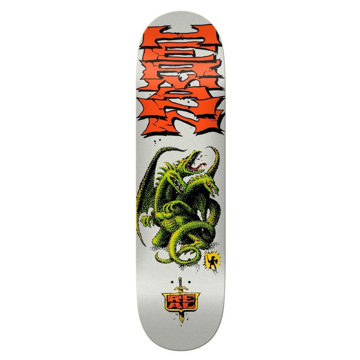 Real Hermann Dragon Slayer 8.5" Skateboard Deck