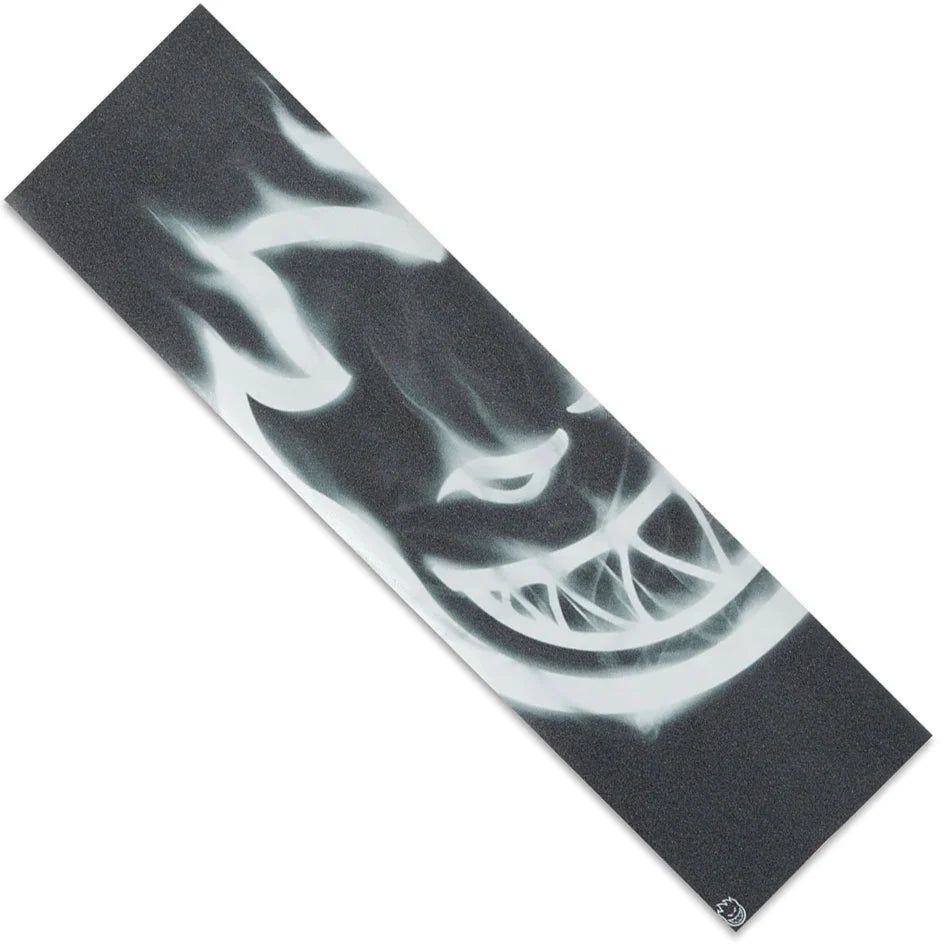 Spitfire White Bighead Flame 9" Skateboard Griptape