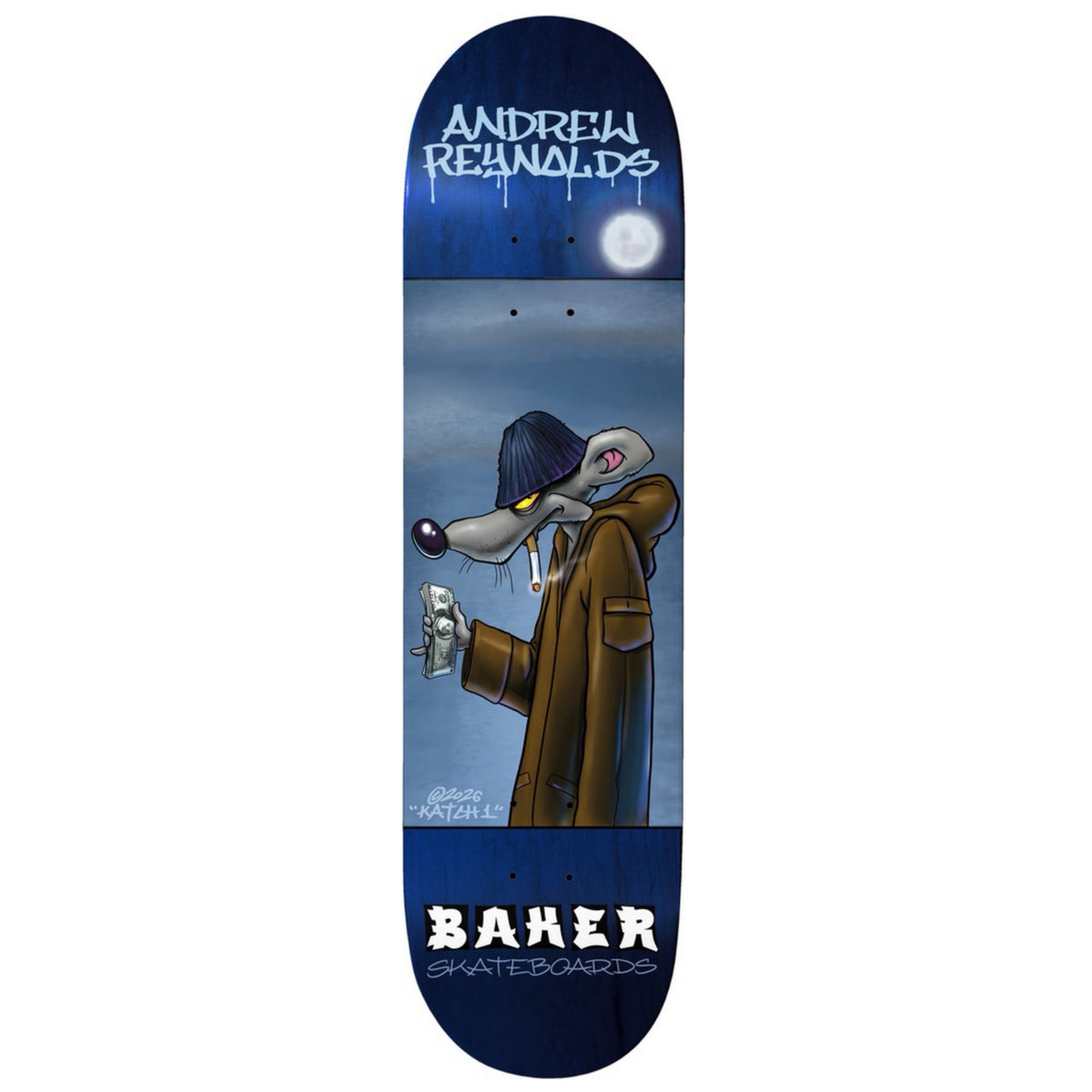 Baker Andrew Reynolds Katch1 8.38" Skateboard Deck