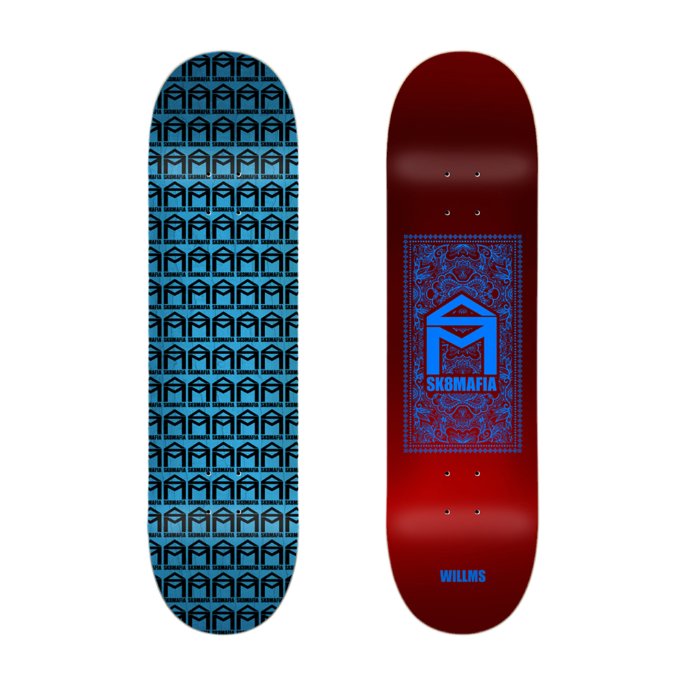 SK8MAFIA Willms Paisley Foil 8.3" Skateboard Deck
