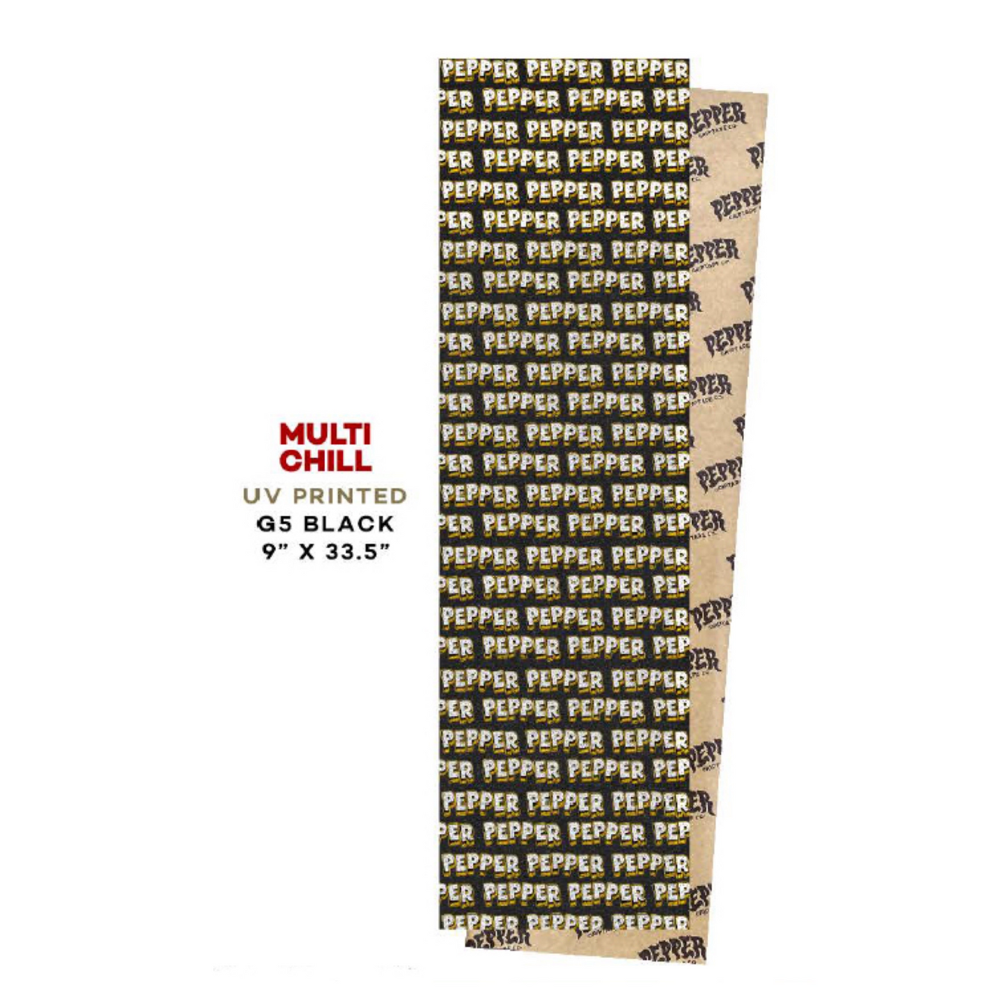 Pepper G5 Multi Chill Graphic Skateboard Grip Tape
