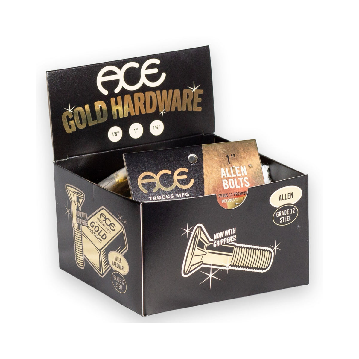 Ace Allen Gold Mounting Skateboard Hardware (CHOOSE SIZE)