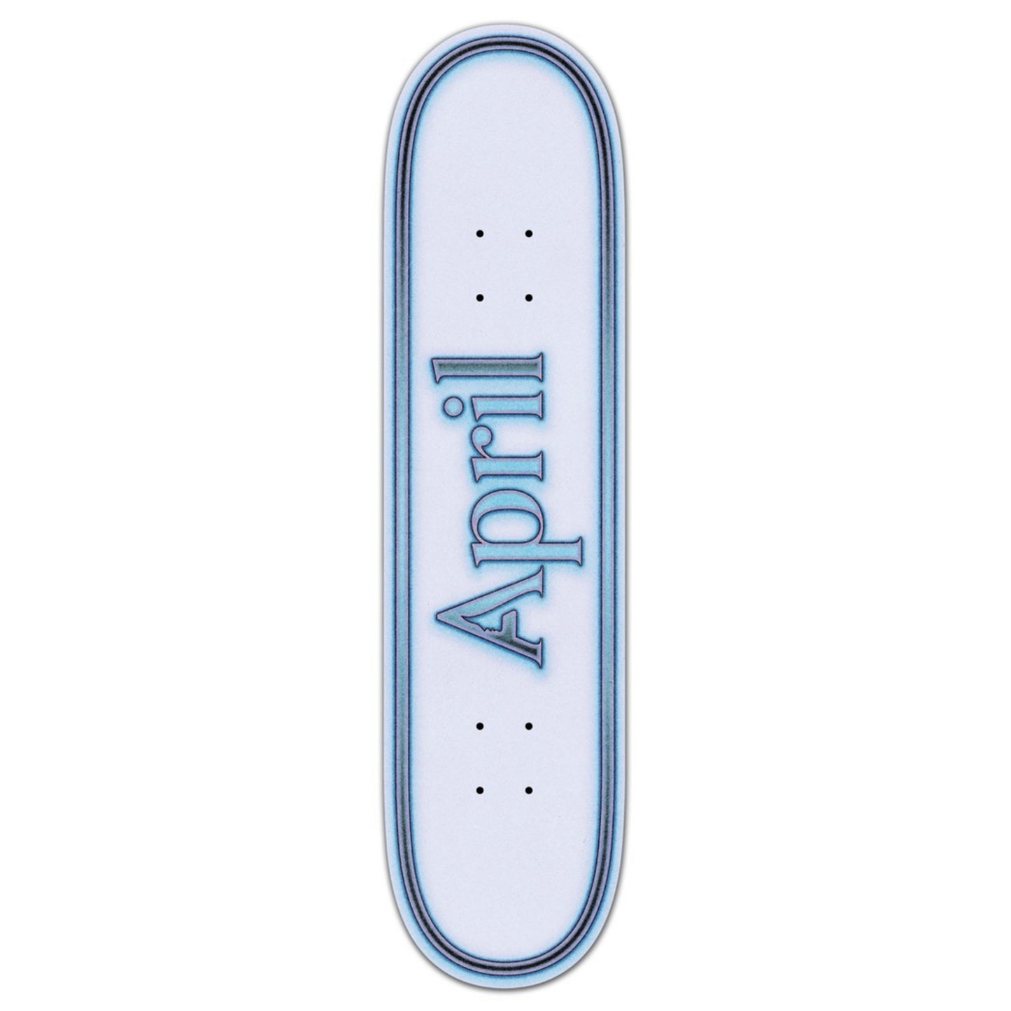 April Team OG Logo Uni 8.25" Skateboard Deck