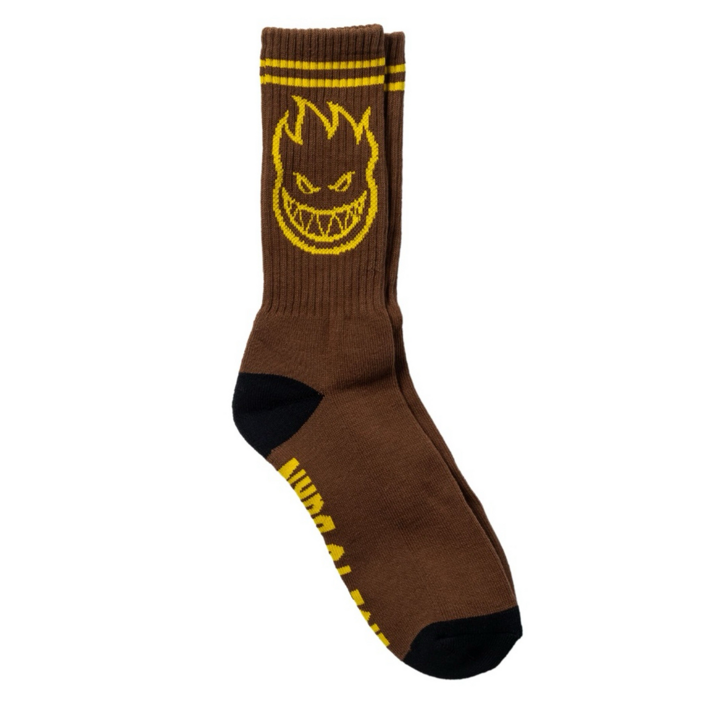 Spitfire Bighead Brown/Gold Socks