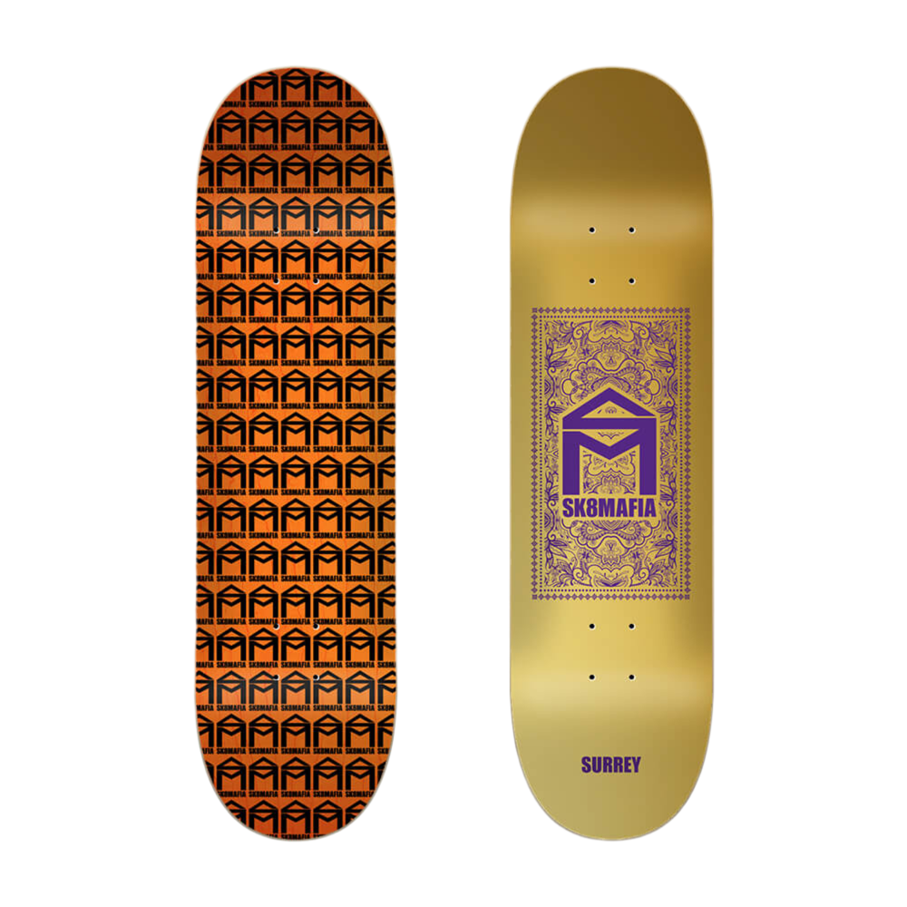 SK8MAFIA Surrey Paisley Foil 8.25" Skateboard Deck