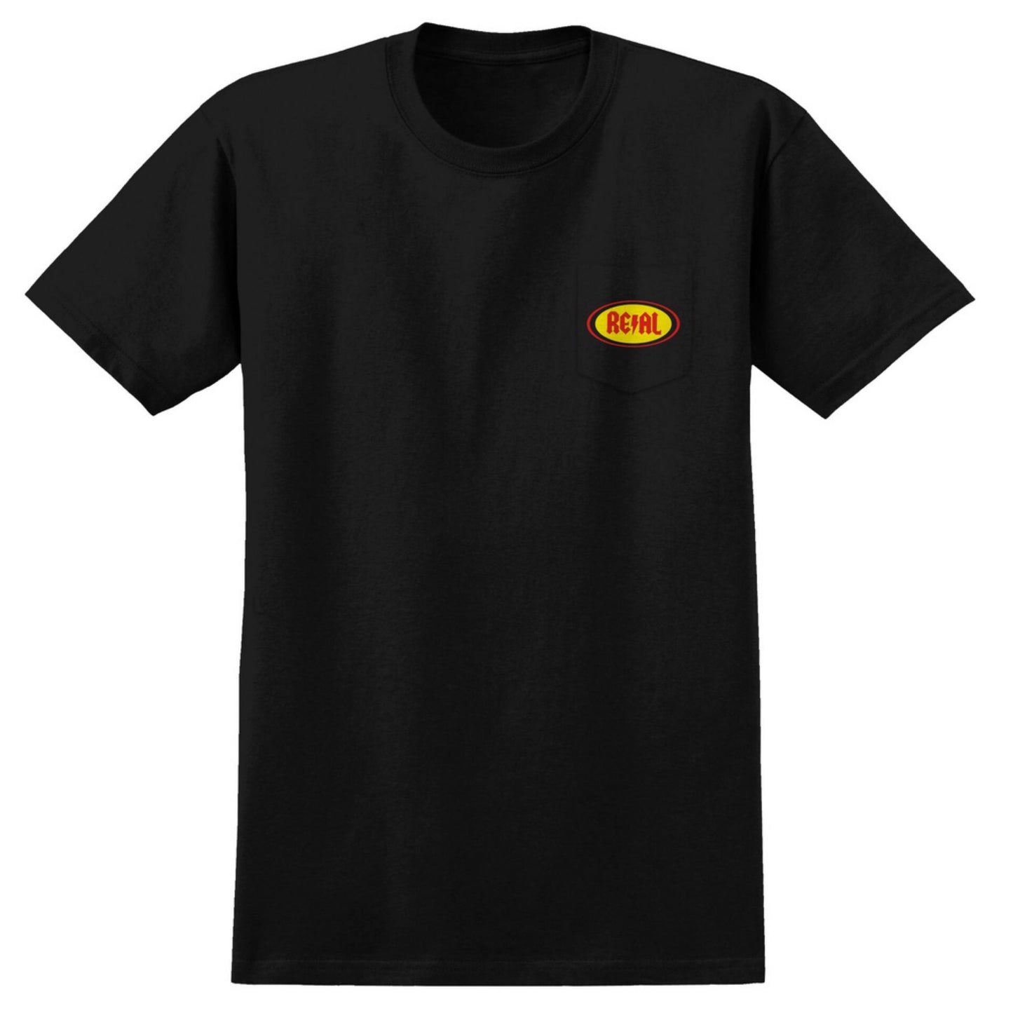 Real Deeds Oval Pocket T-Shirt Black