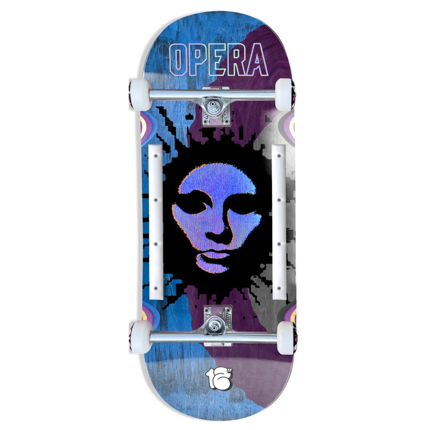 Opera Fatties RGB Mask EX7 12.0" Skateboard Complete