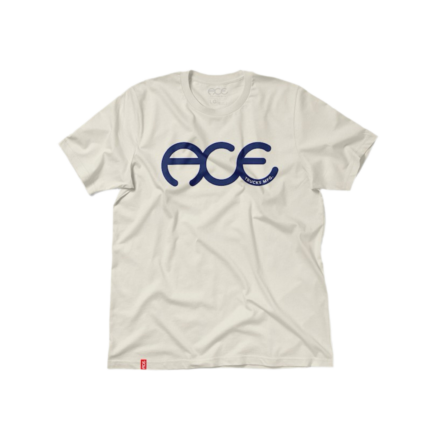 Ace Rings T-Shirt Natural/Blue
