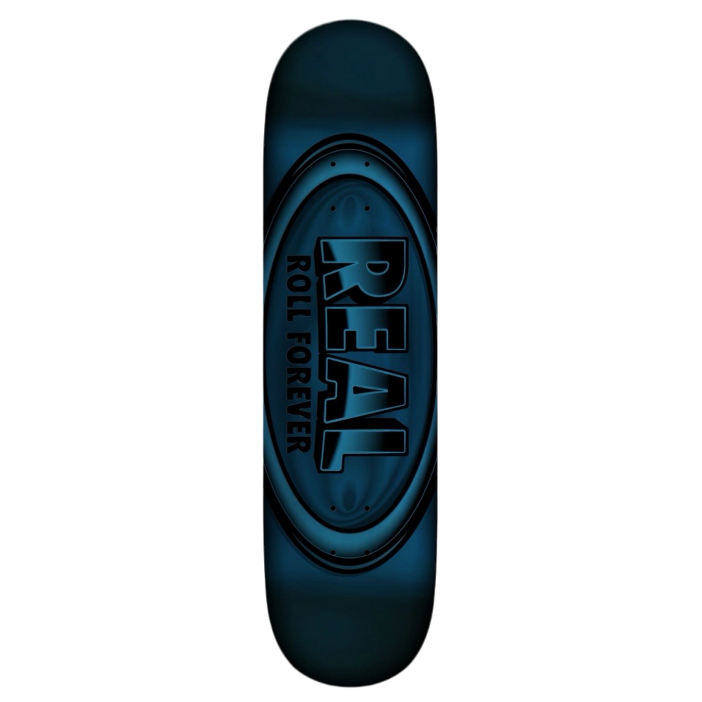 Real Team DBX Oval Blue Foil 8.5" Skateboard Deck