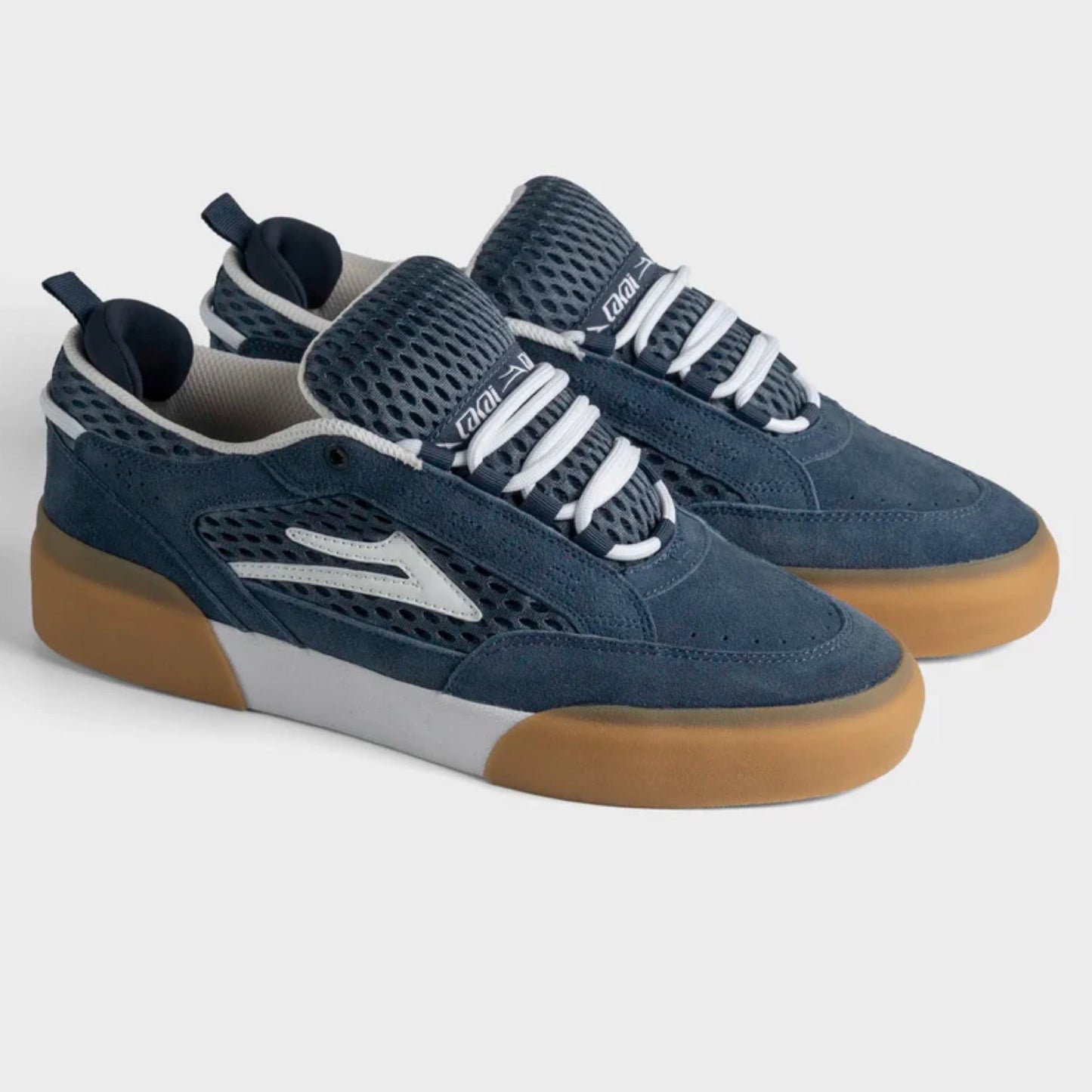 Lakai Payload “Navy Suede/White Gum” Skateboard Shoes