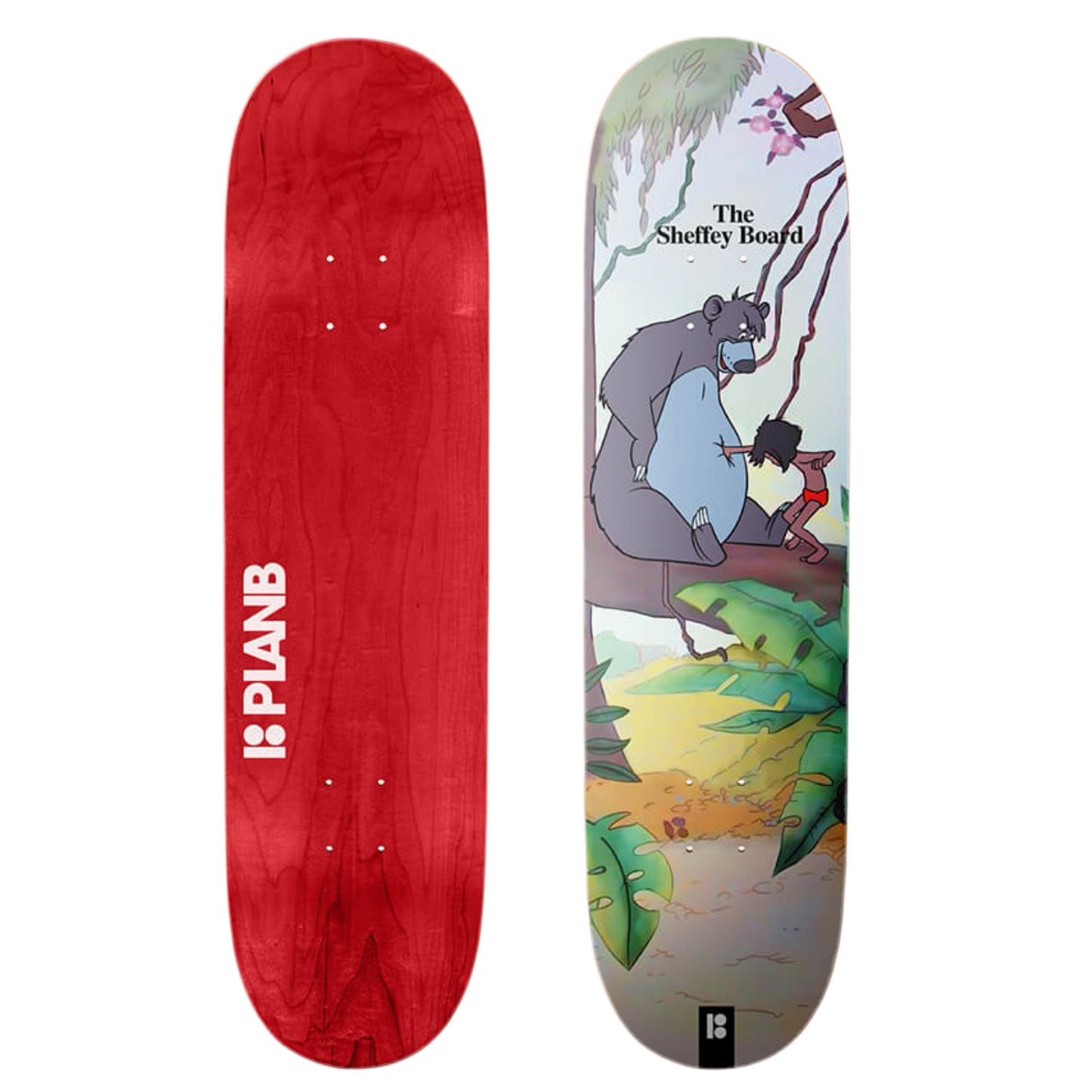 Plan B Sheffey Jungle Book 8" Skateboard Deck