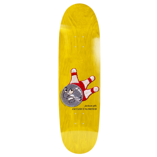 Jacuzzi Jackson Pilz Bowler 9.125" Egg Shaped Skateboard Deck