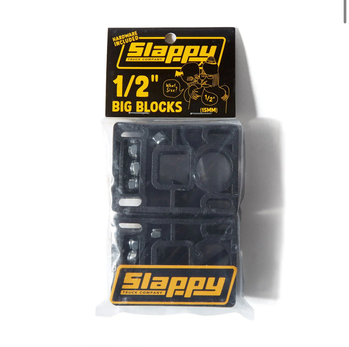 Slappy Big Blocks Skateboard Risers With Hardware 1/2"