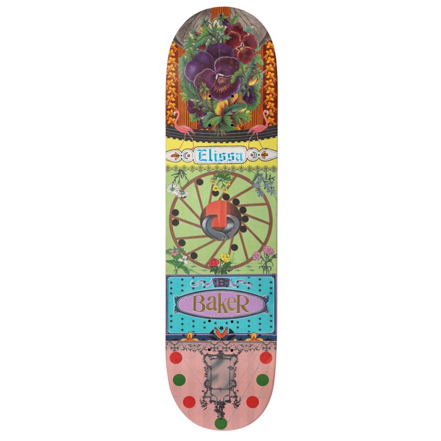 Baker Elissa Steamer Ephemera 8.25" Skateboard Deck