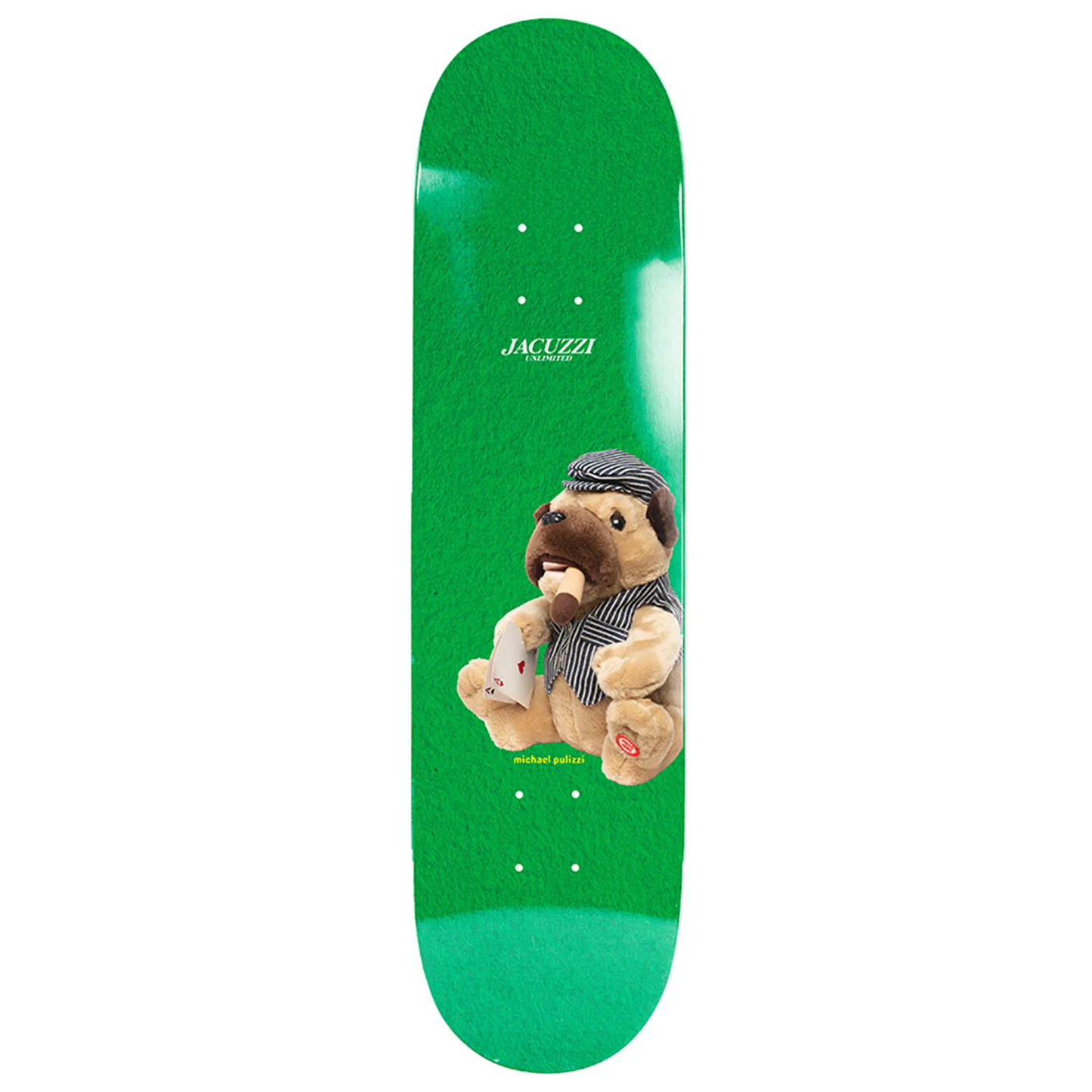 Jacuzzi Michael Pulizzi Know When to Hold em 8.375” Skateboard Deck