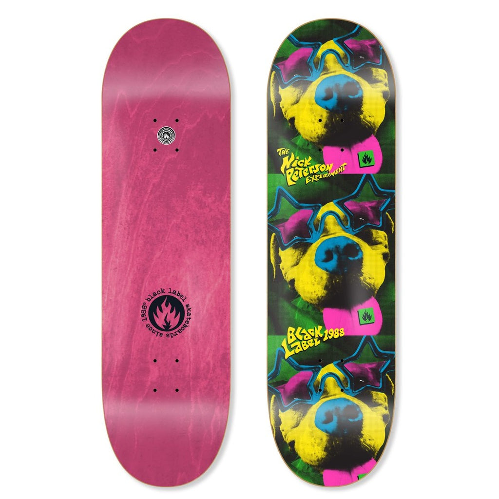 Black Label Nick Peterson Experiment 8.75" Skateboard Deck