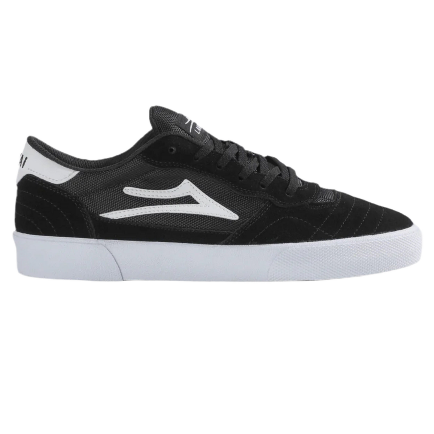 Lakai Cambridge “Black/White Suede” Skateboard Shoes