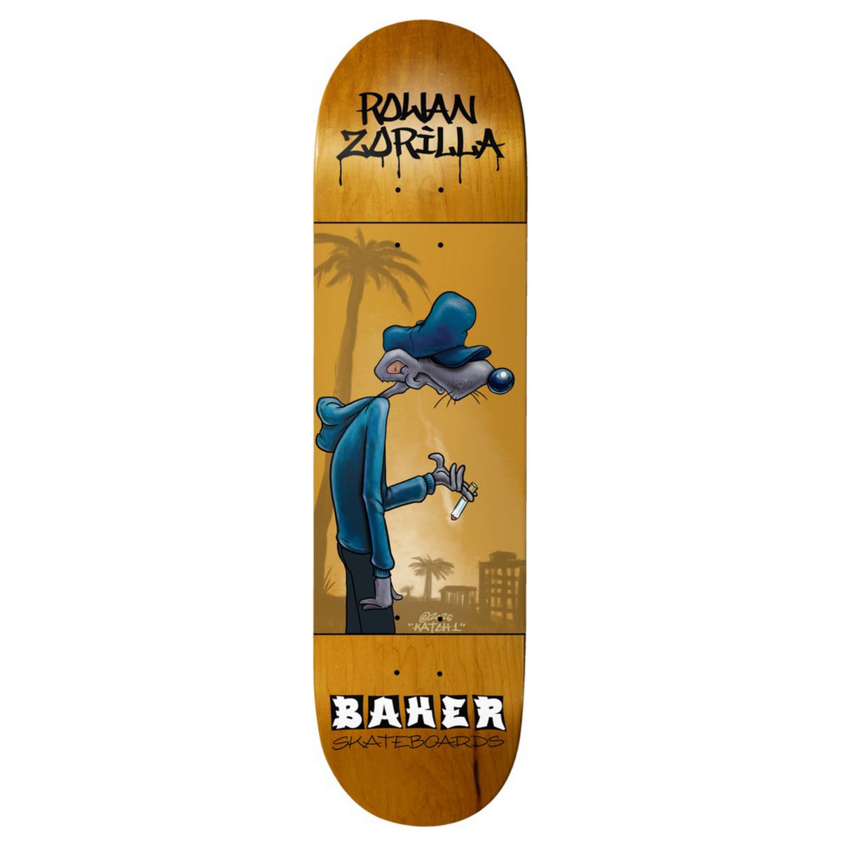Baker Rowan Zorilla Katch1 8.25" Skateboard Deck
