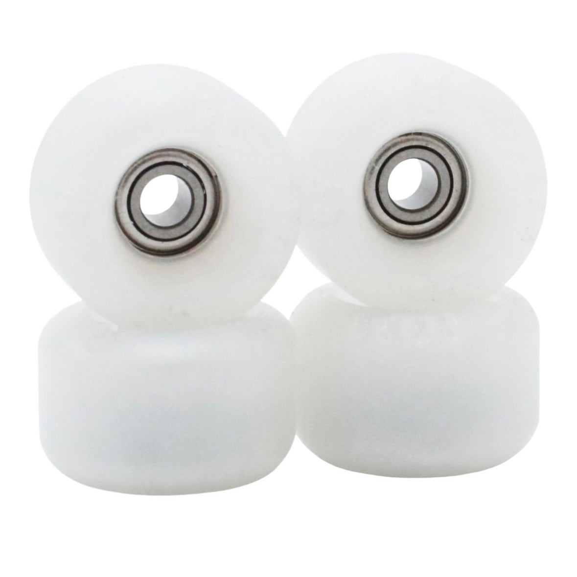 Blistered x Flatface x Blackriver Pearl White G4 Urethane Fingerboard Wheels