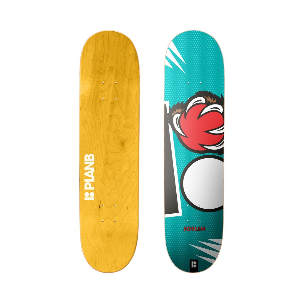 Plan B Joslin Grizz 8.0" Twin Tail Skateboard Deck