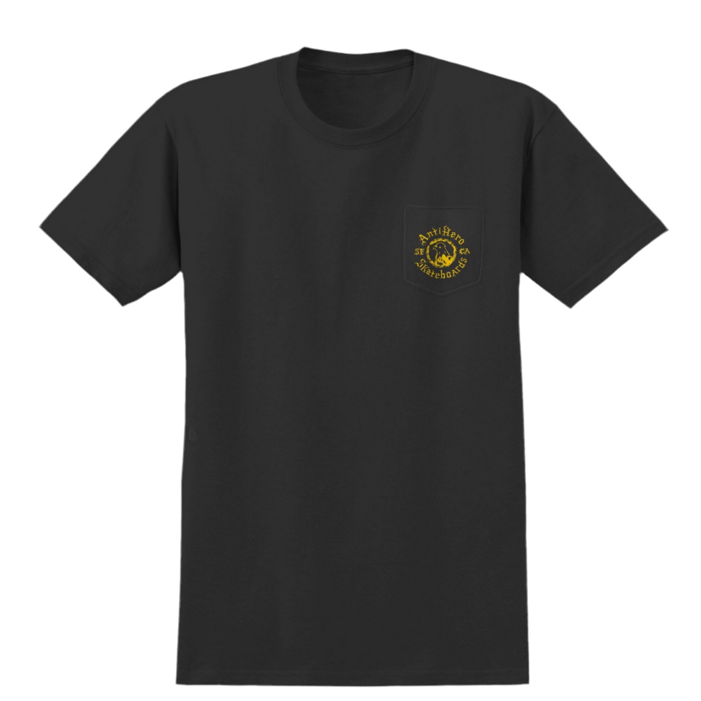 Anti-Hero Pigeon Motion Pocket T-Shirt Charcoal