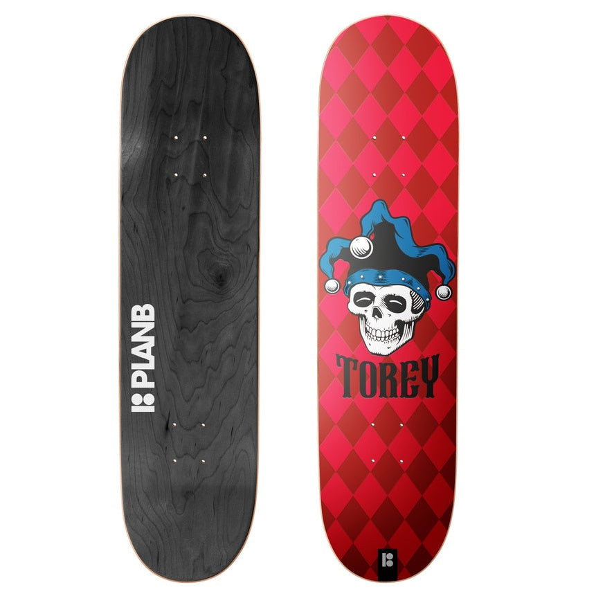 Plan B Pudwill Jester 8.25" Twin Tail Skateboard Deck