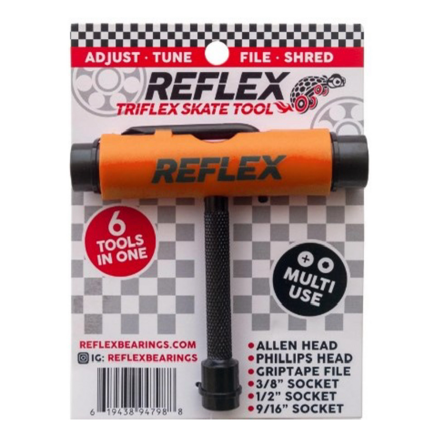 Reflex Tri-Flex Tool Orange
