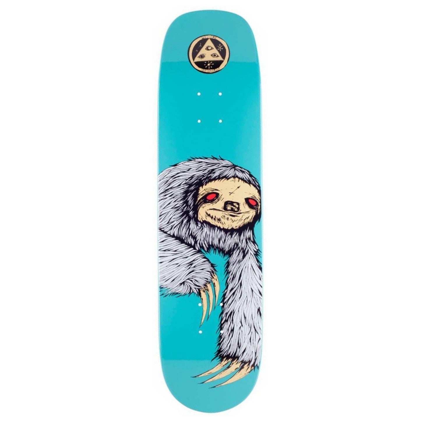 Welcome Sloth On Phoenix Shape 8.0" Skateboard Deck