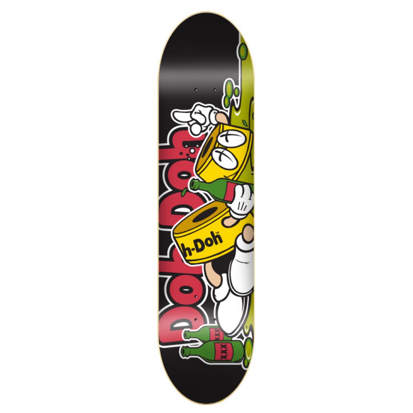Shorty's Team Yellow Doh Doh 8.125" Skateboard Deck