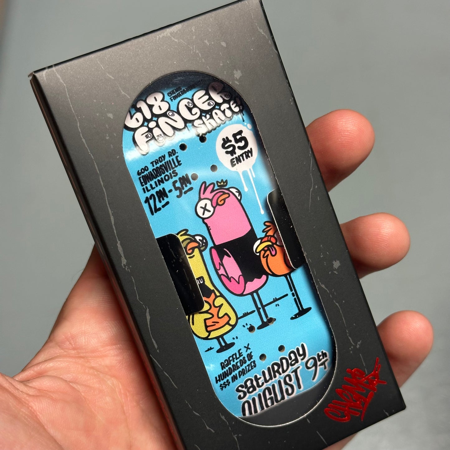 Chems “618 Finger Skate” 2025 Event Fingerboard Deck