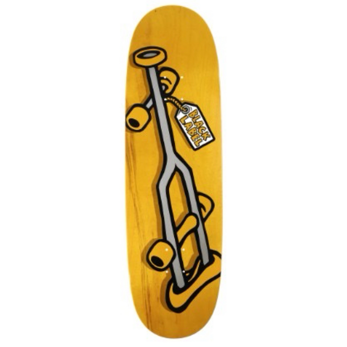 Black Label Team Crutch 9.5" Egg Skateboard Deck