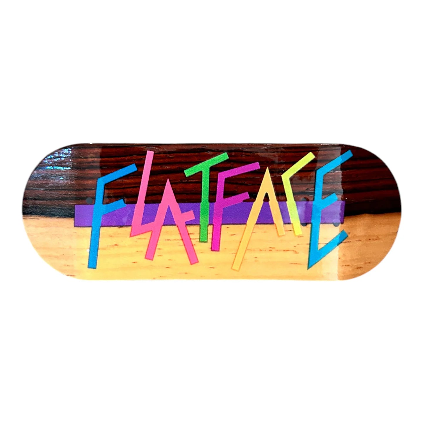 Flatface G16 33.6mm Neon Diner Two Tone Fingerboard Deck