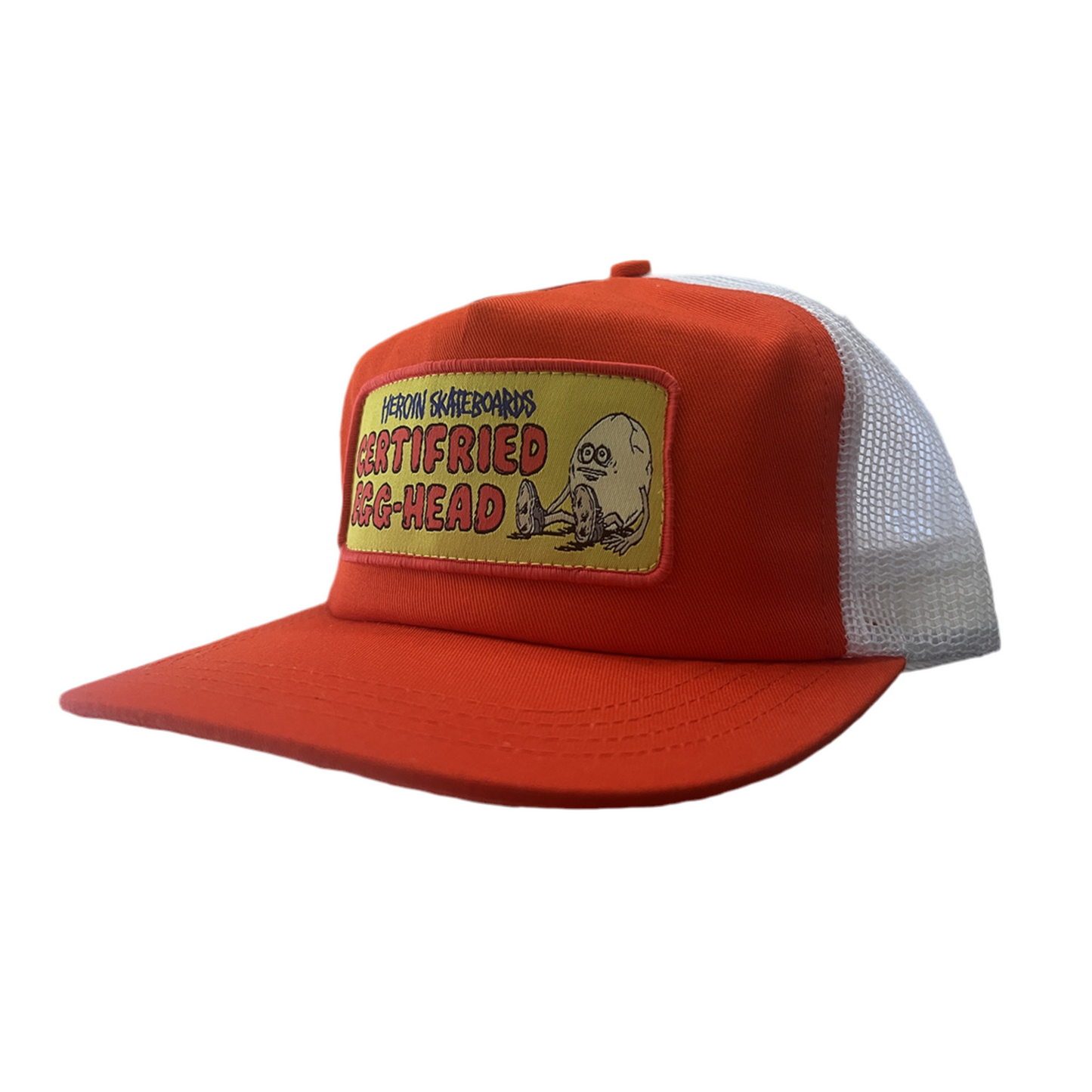 Heroin Certifried Orange Trucker Hat