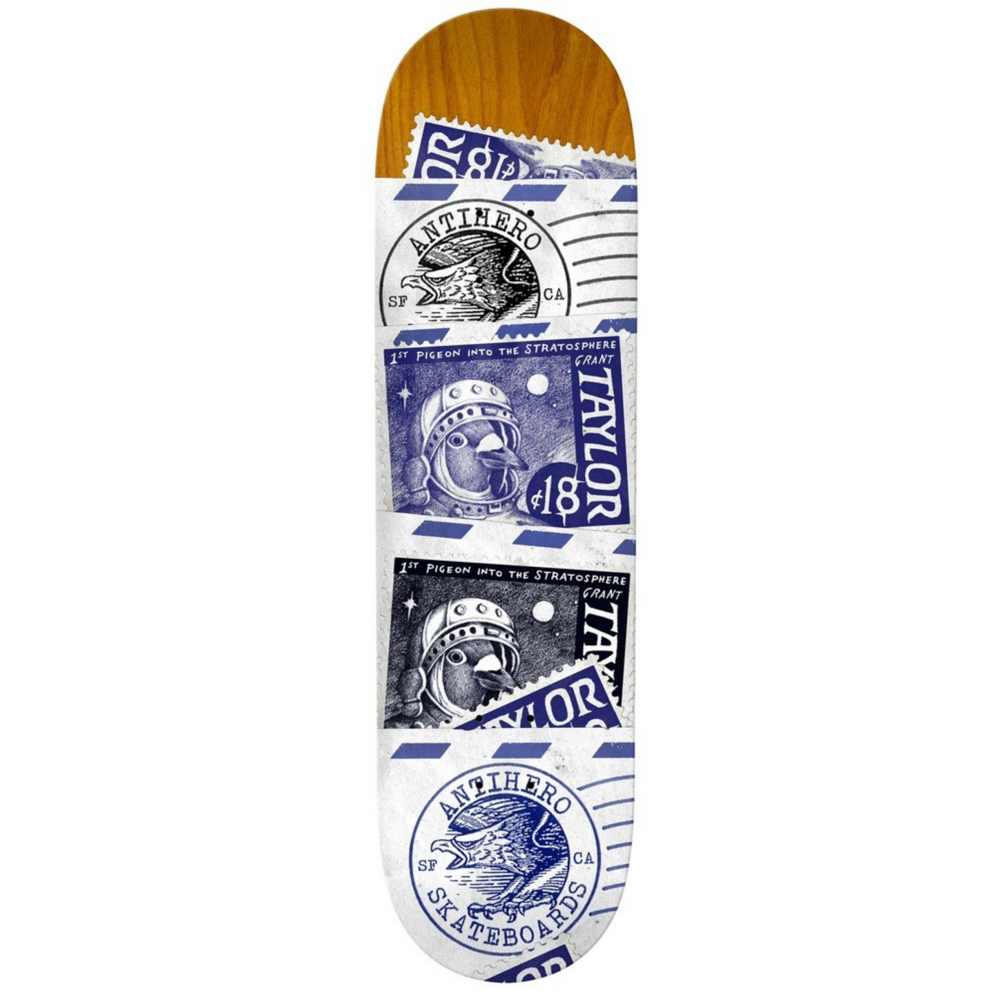 Anti-Hero Grant Makalas Postal 8.38" Skateboard Deck