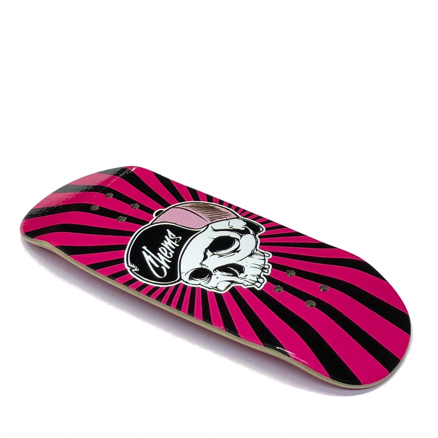 Chems Pink "OG Skull" Fingerboard Deck
