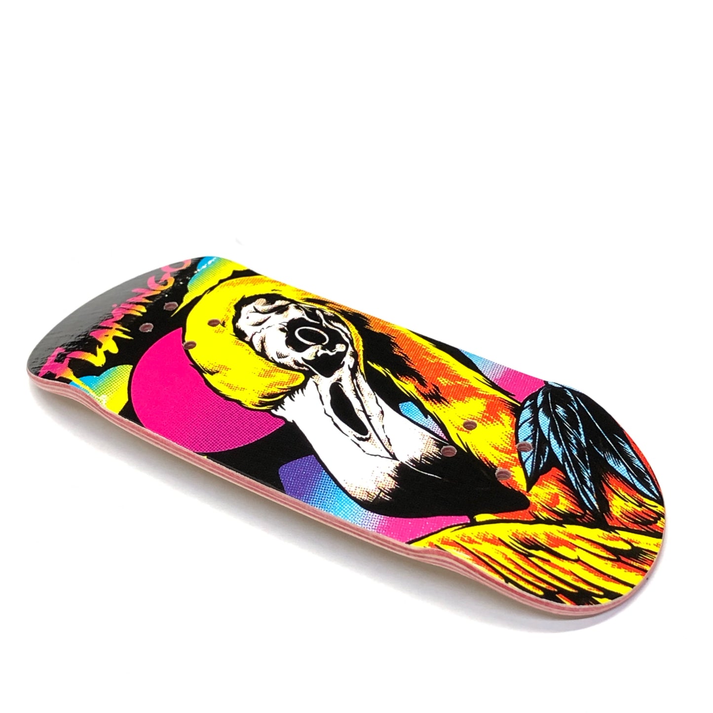 Chems Retro "Flamingo Pro Model" Fingerboard Deck