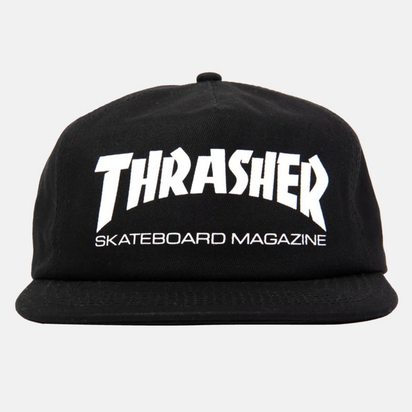 Thrasher Skate Mag Snapback Hat Black/White