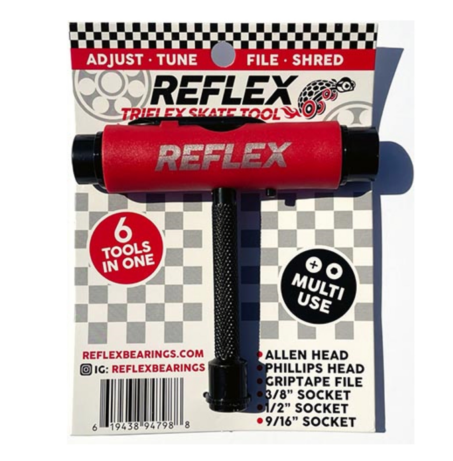Reflex Tri-Flex Tool Red