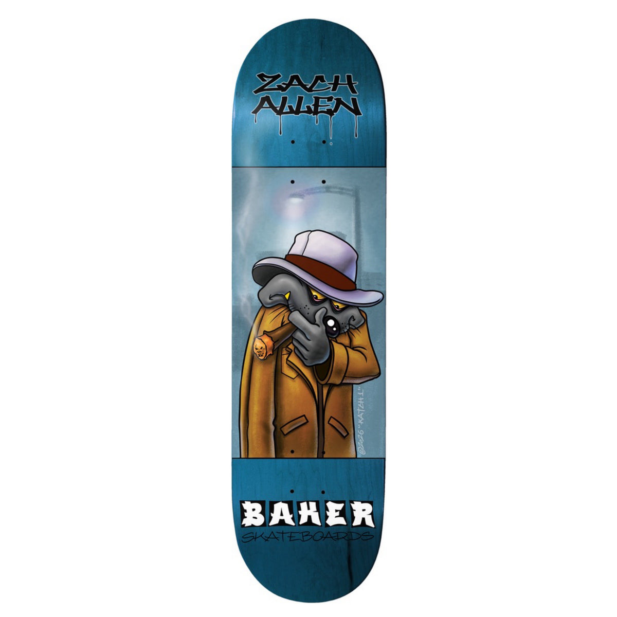Baker Zach Allen Katch1 8.5" Skateboard Deck