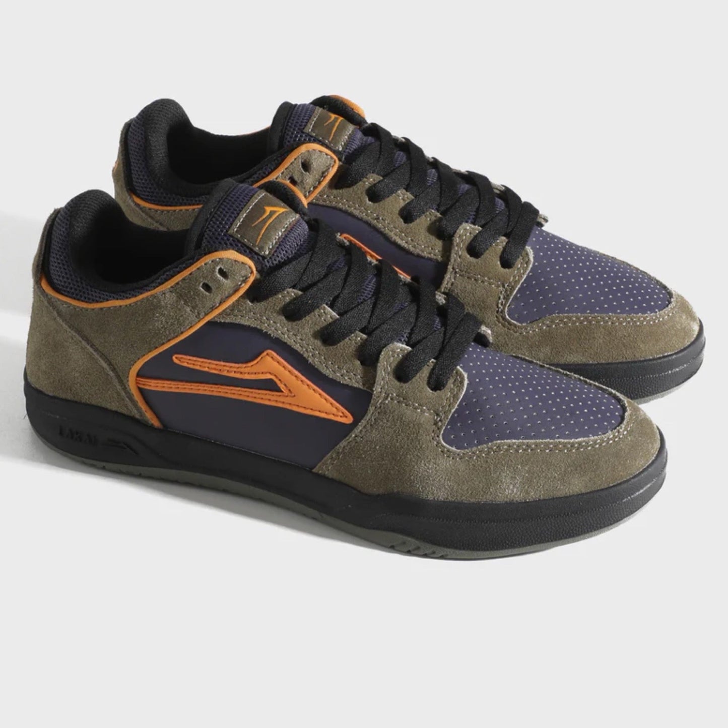 Lakai Telford Low “Ivy/Graystone Orange” Skateboard Shoes