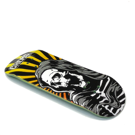 Chems Red/Yellow "Faded Rising Reaper" Fingerboard Deck