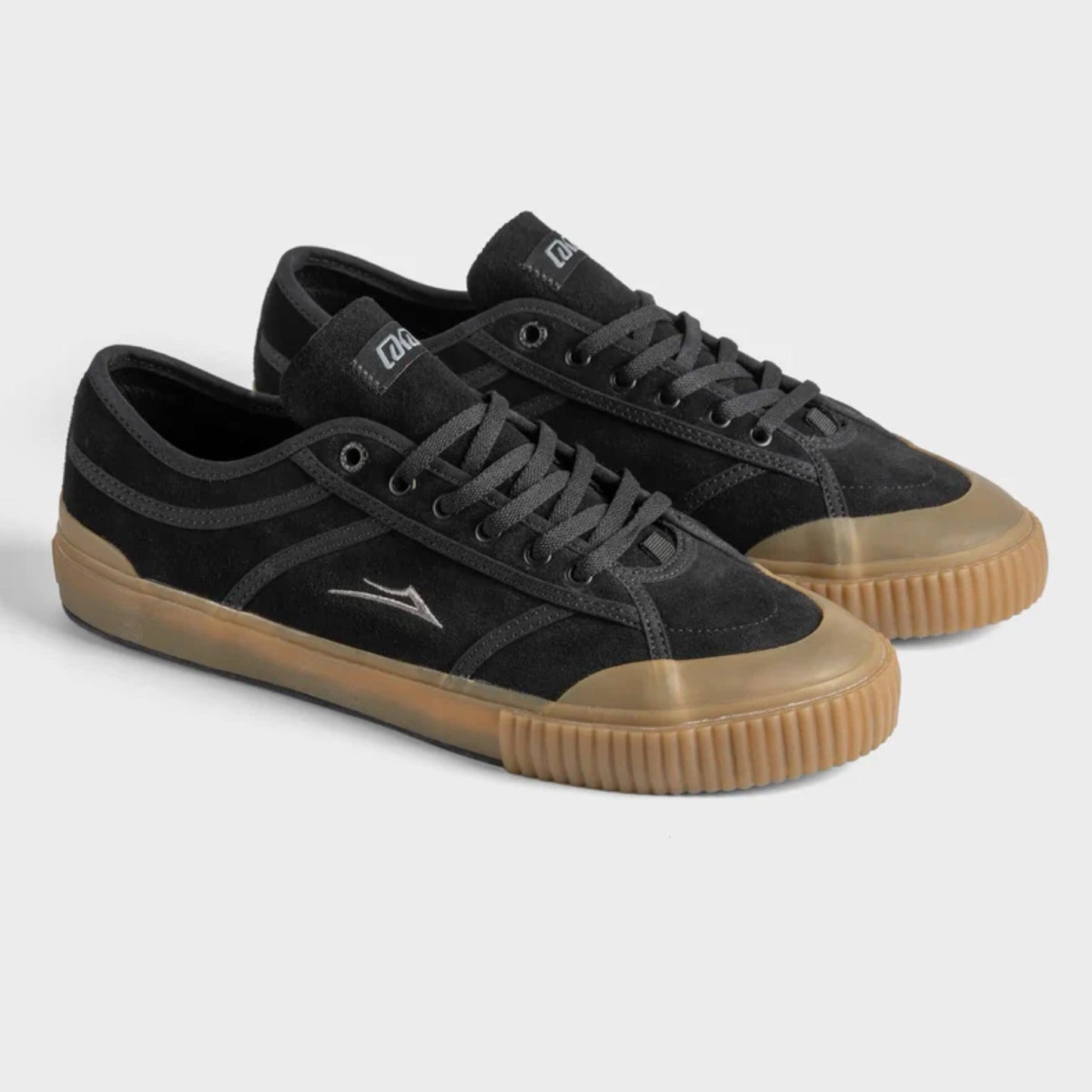 Lakai Conrad “Elite Black Gum Suede” Skateboard Shoes